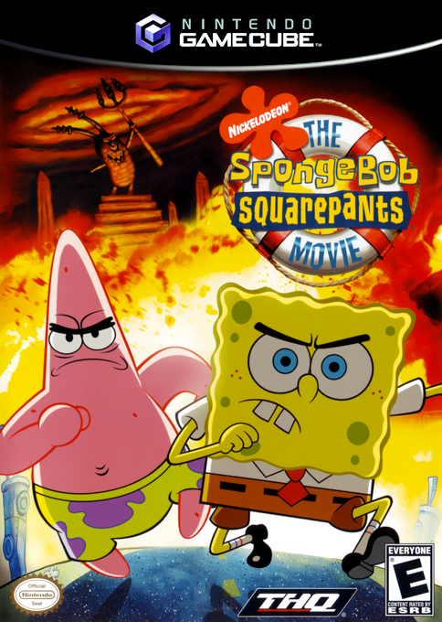 SpongeBob SquarePants The Movie box art for Gamecube